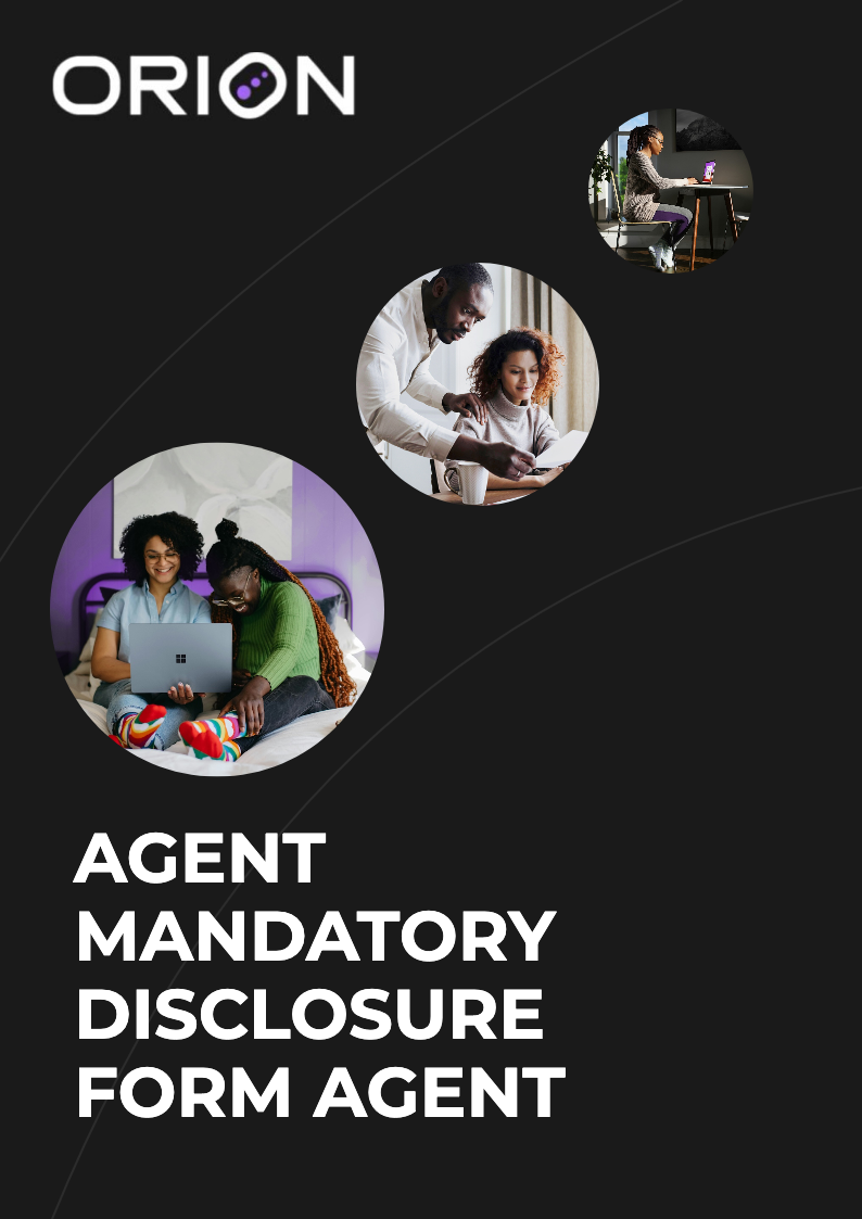 Agent Mandatory Disclosure Form Agent