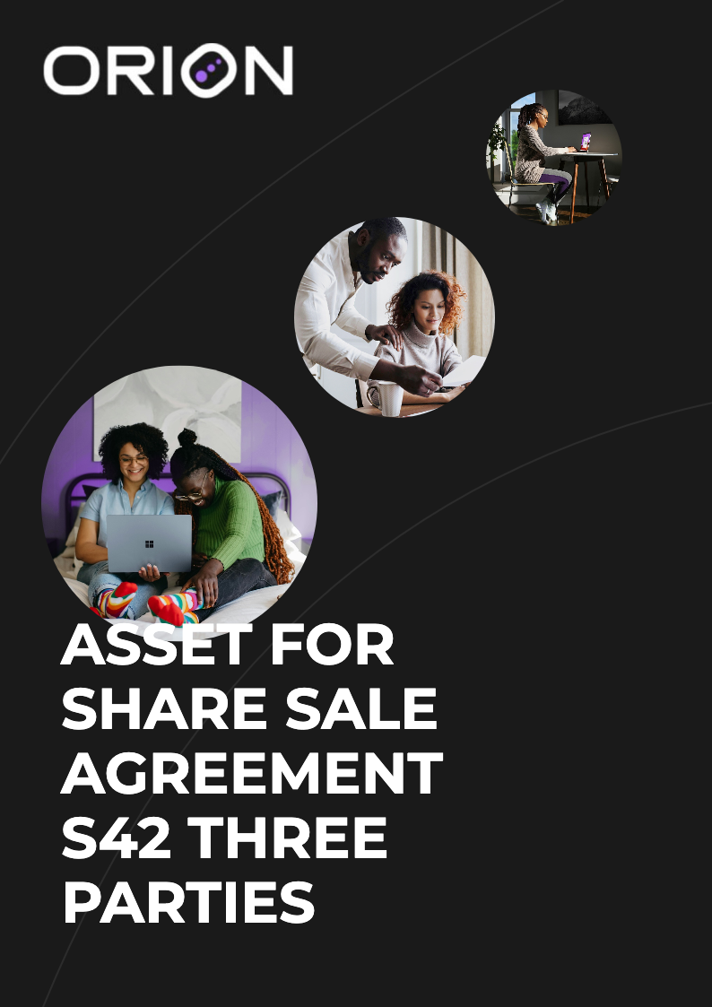 Asset for Share Sale Agreement S42 Three Parties