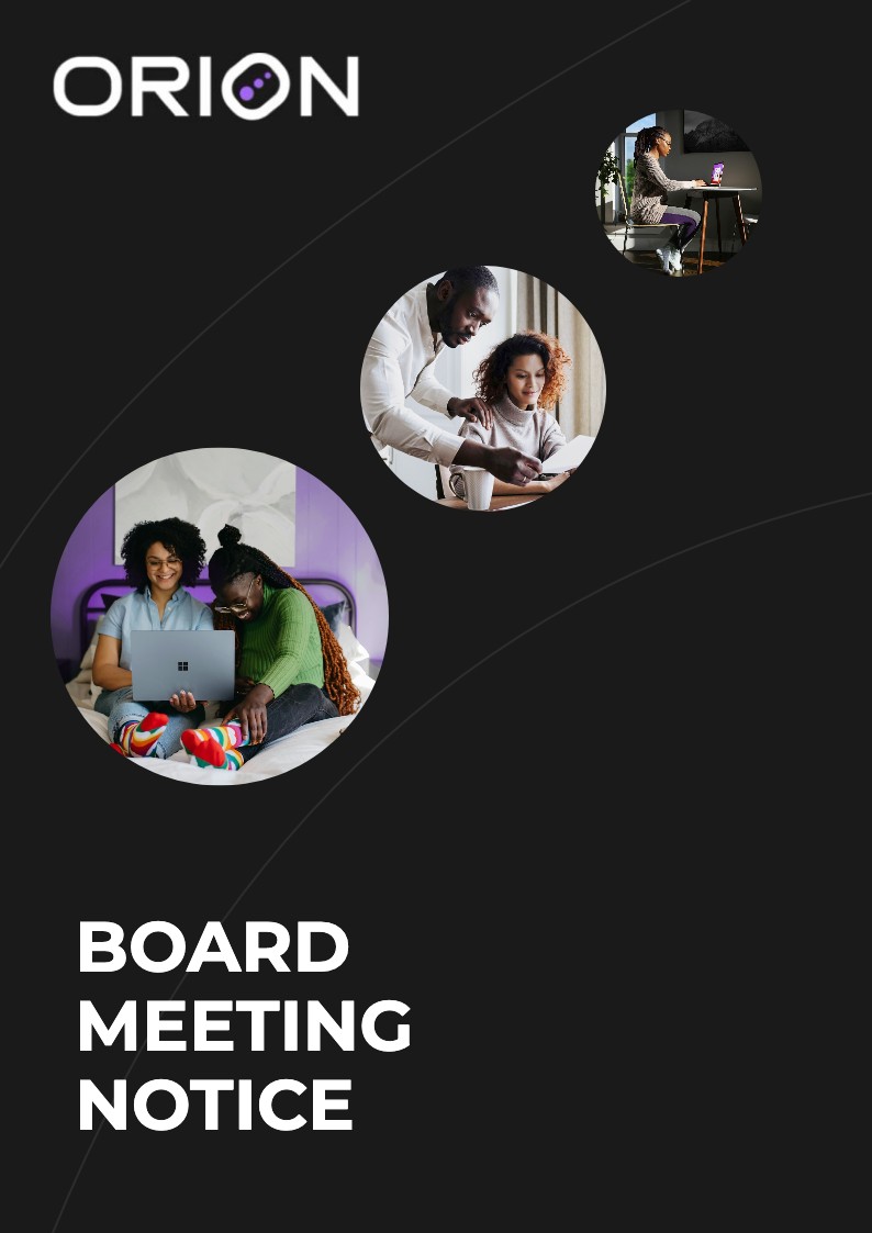 Board Meeting Notice