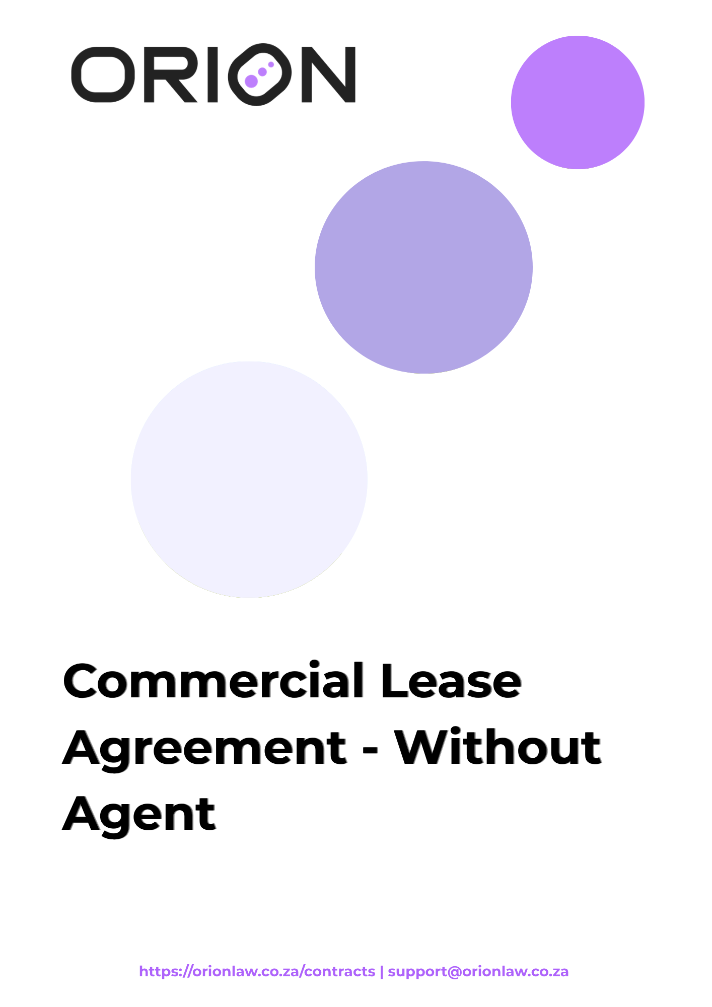 Commercial Lease Agreement - Without Agent