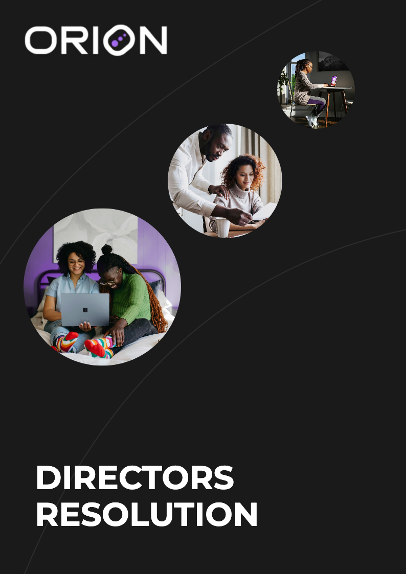Directors Resolution