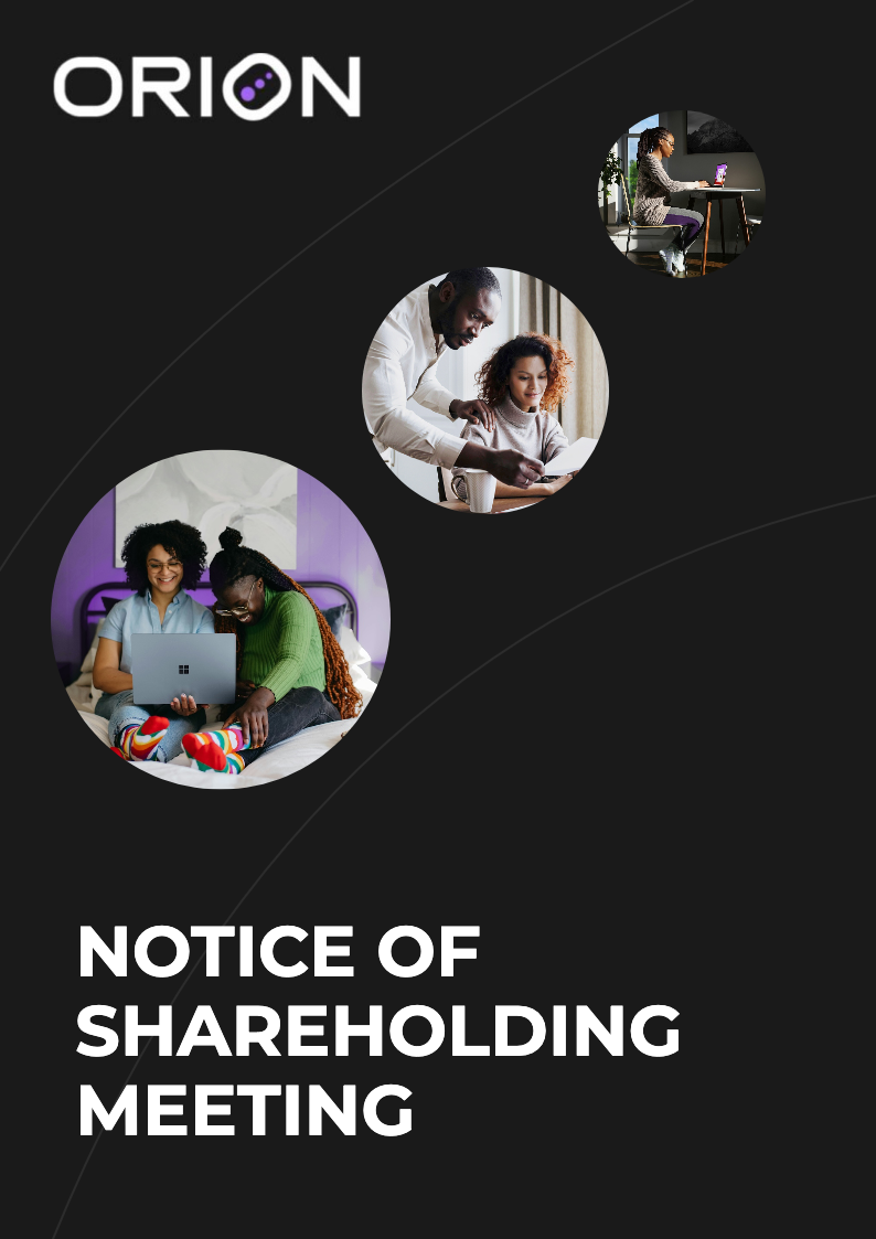 Notice of Shareholding Meeting