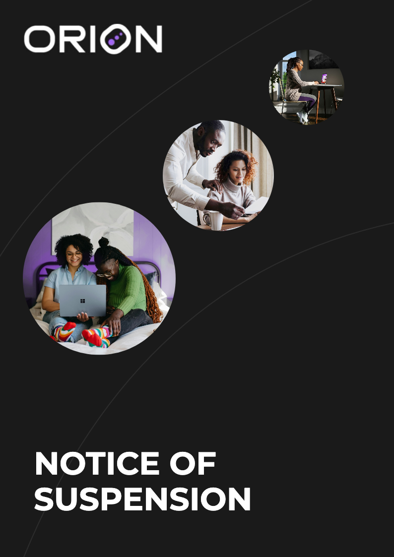 Notice of Suspension
