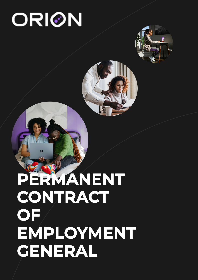 Permanent Contract of Employment General