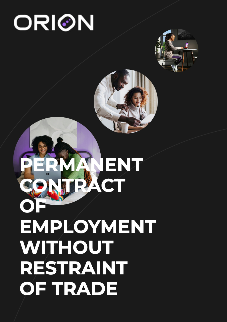Permanent Contract of Employment Without Restraint of Trade