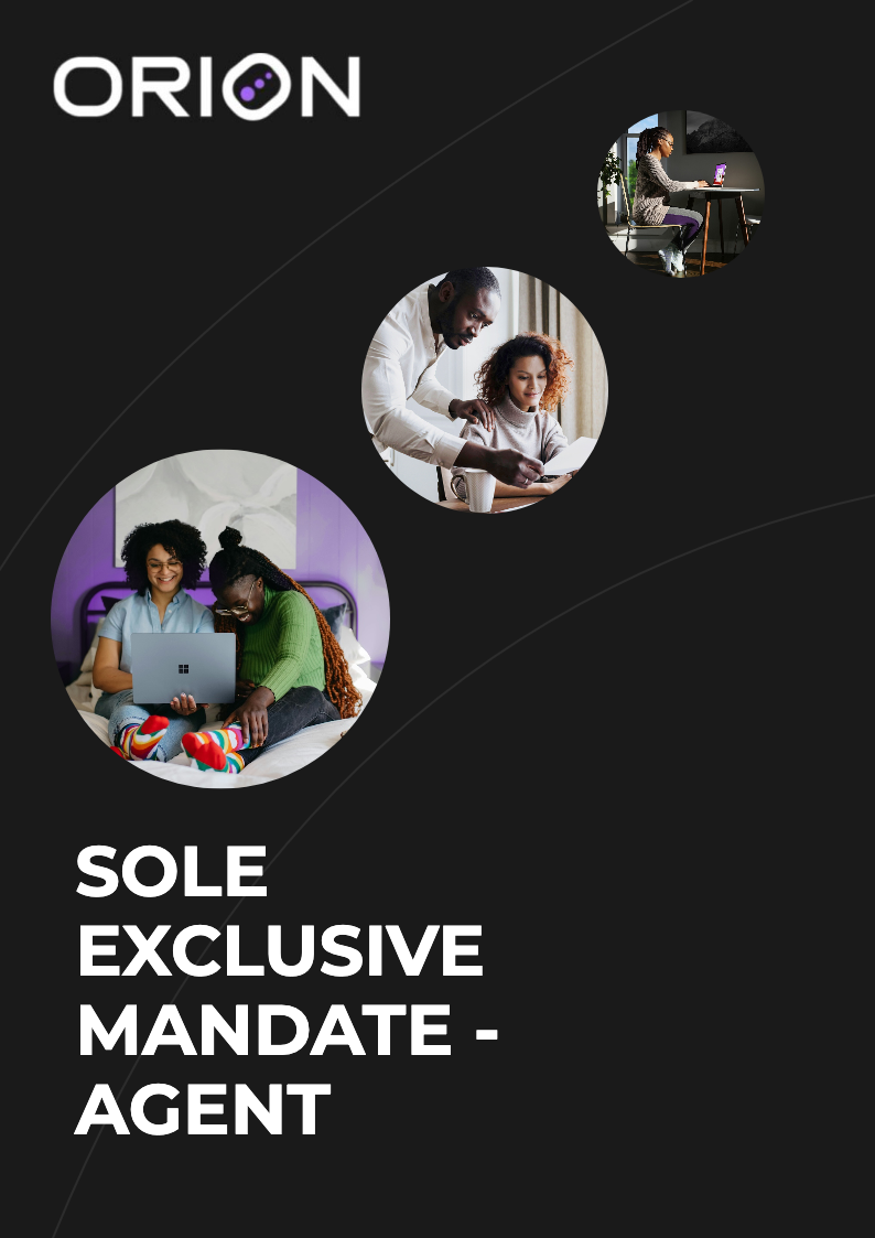 Sole Exclusive Mandate - Agent